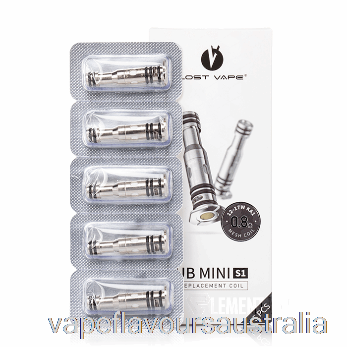 Vape Nicotine Australia Lost Vape UB Mini Replacement Coils 0.8ohm UB Mini S1 Coils